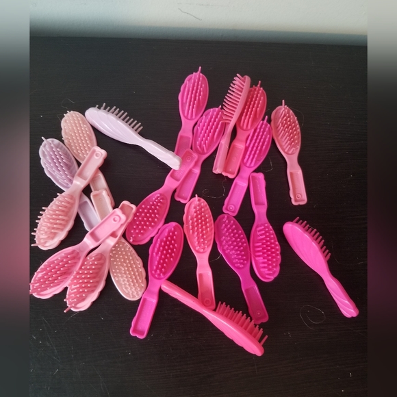 Mattel Toys Vintage Mattel Barbie Doll Hair Brushes Combs Pink